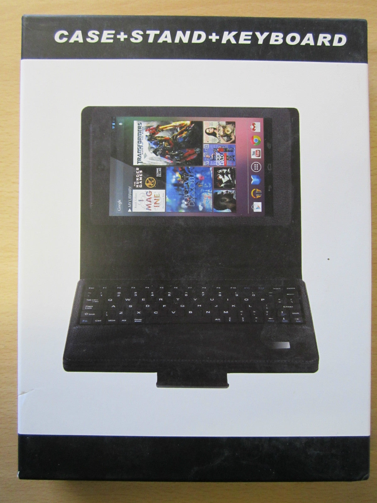 Bluetooth PU Leather Carry Case Stand for ASUS Google Nexus 7 Android Tablet PC