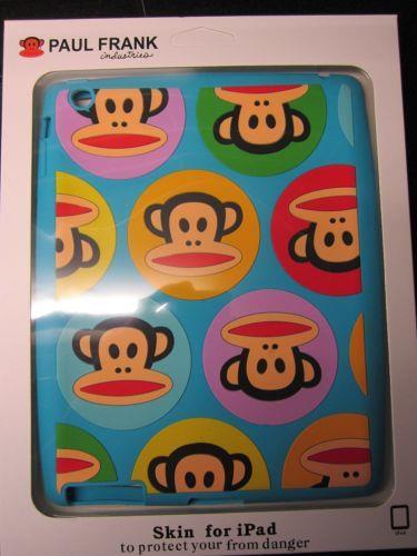 Blue Paul Frank Ipad 2/3 Protective Rubber Silicon Skin Case Cover Ipad2 Ipad3