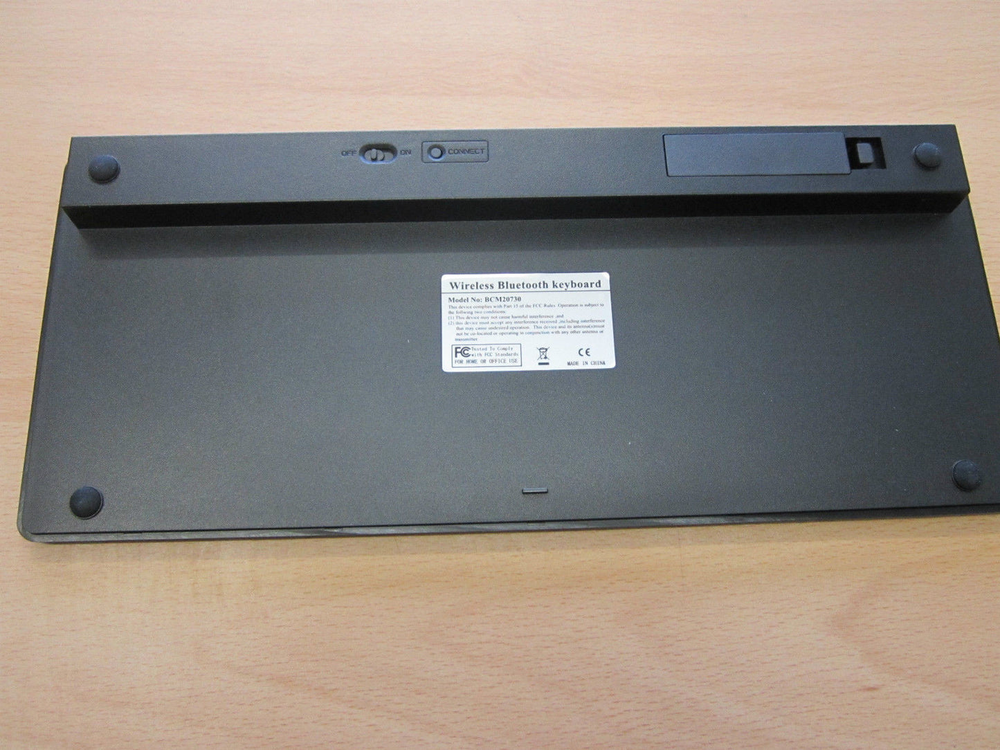 Black Wireless Bluetooth Keyboard for Selected Smart TV's