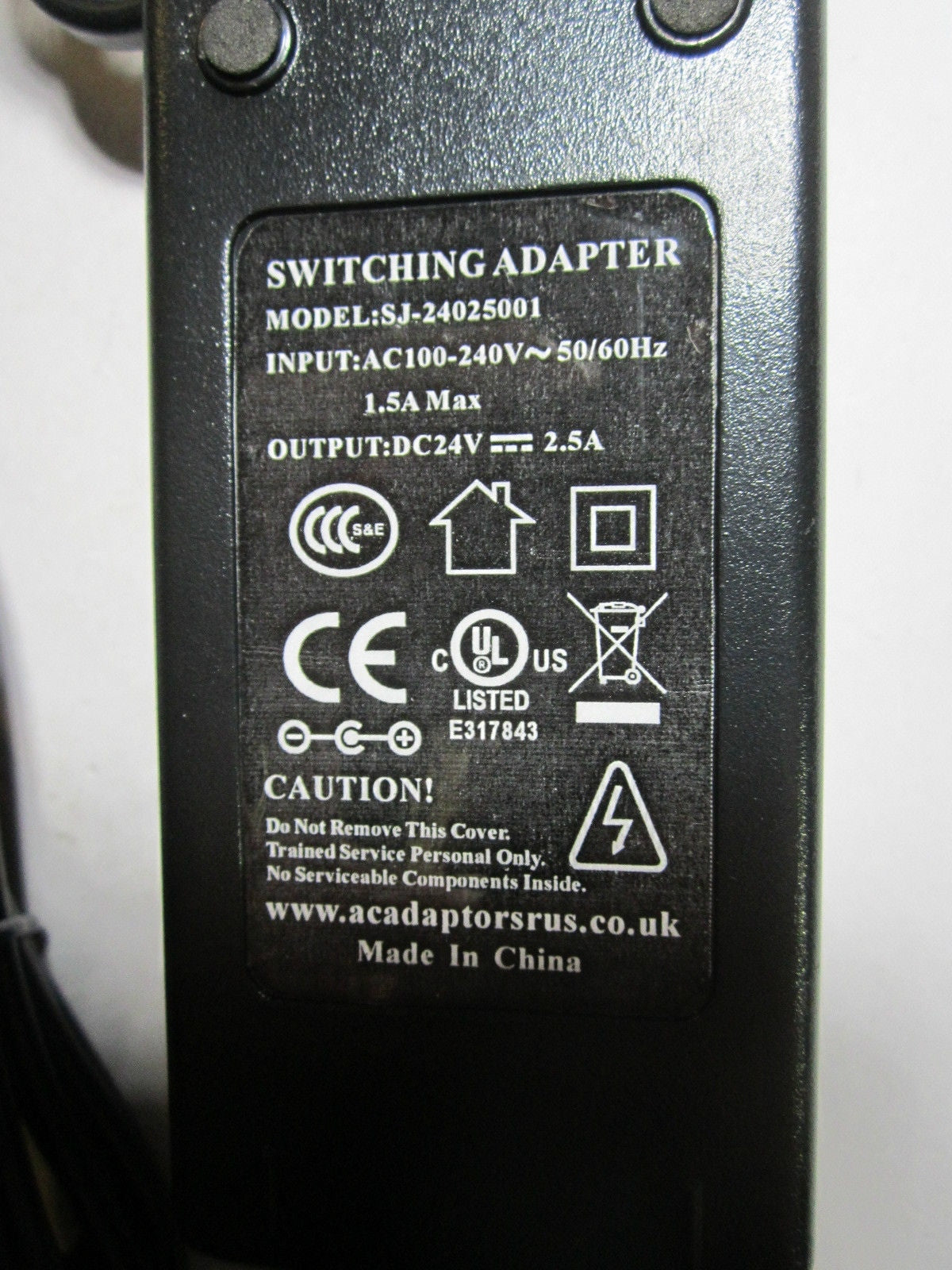 UK AC Adaptor Power Supply for Samsung A6024_DSM HW-H550 320W Wireless Soundbar