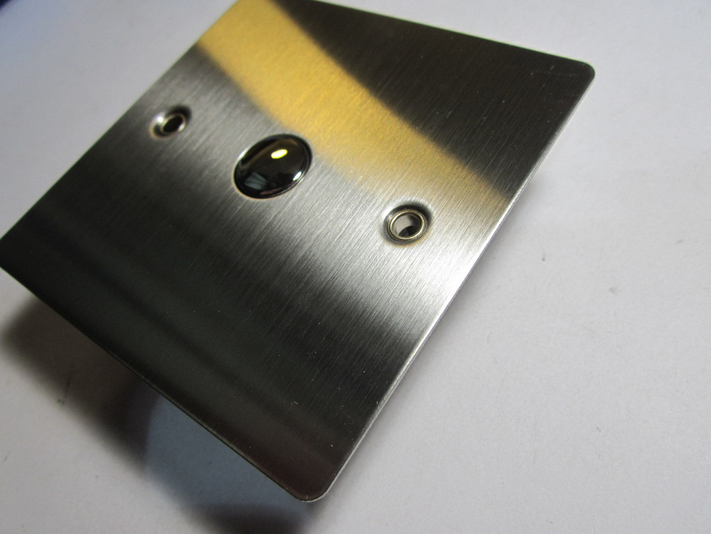 Volex 1 Gang 1 Way Touch Dimmer 500W Mains/Low Voltage Stainless Steel Flat
