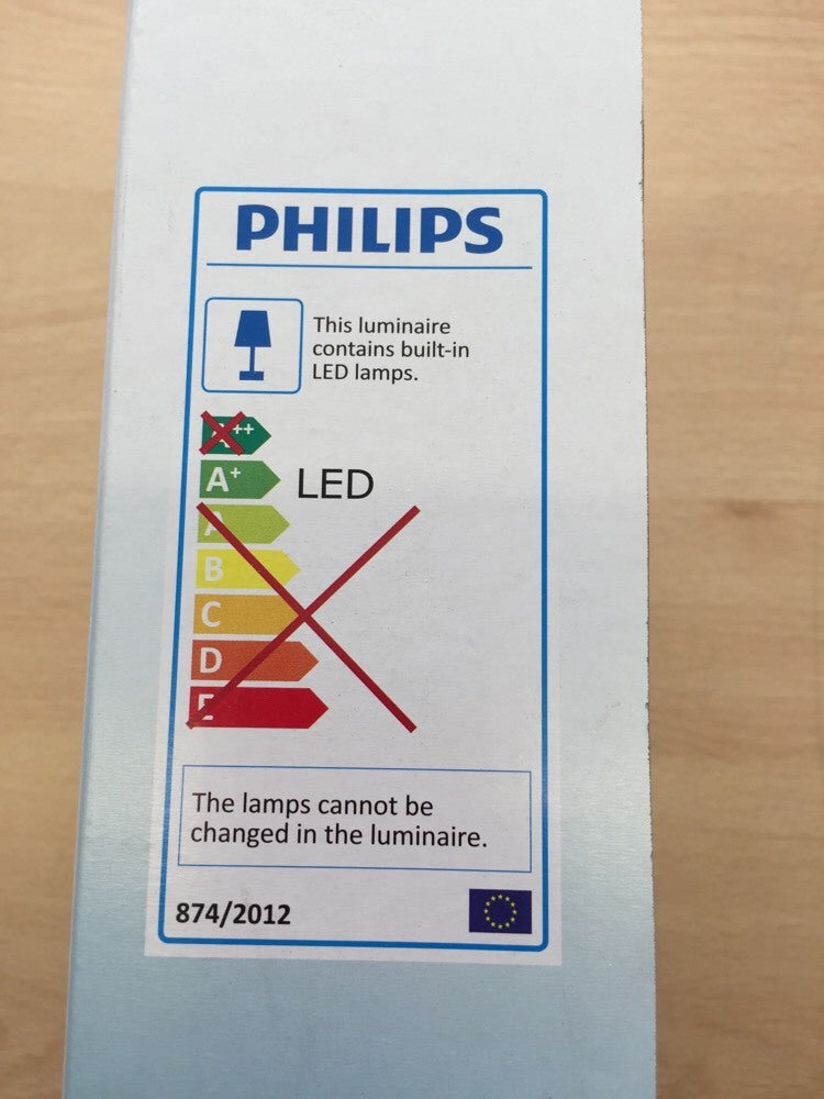 Philips myBathroom Recessed Spot Matt Chrome Bathing Light Energy Saving LED