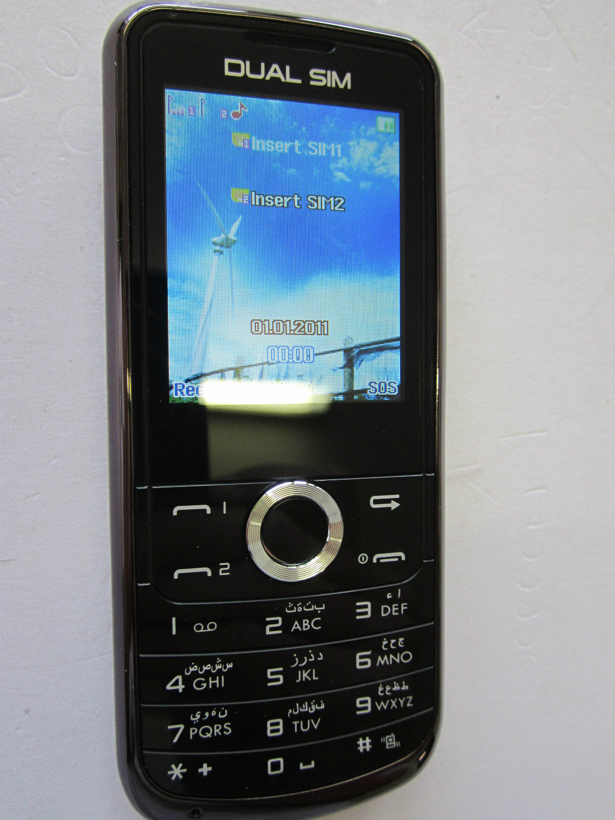 DUAL SIM BLACK UNLOCKED MOBILE PHONE E25 - CAMERA, VIDEO, MP3, BLUETOOTH,