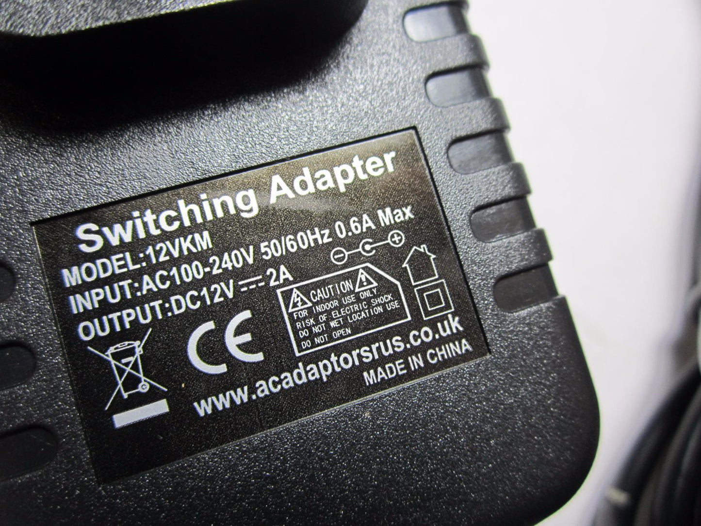 12V Acer Iconia W501 Tab Tablet AC-DC Switching Adapter Charger UK Plug