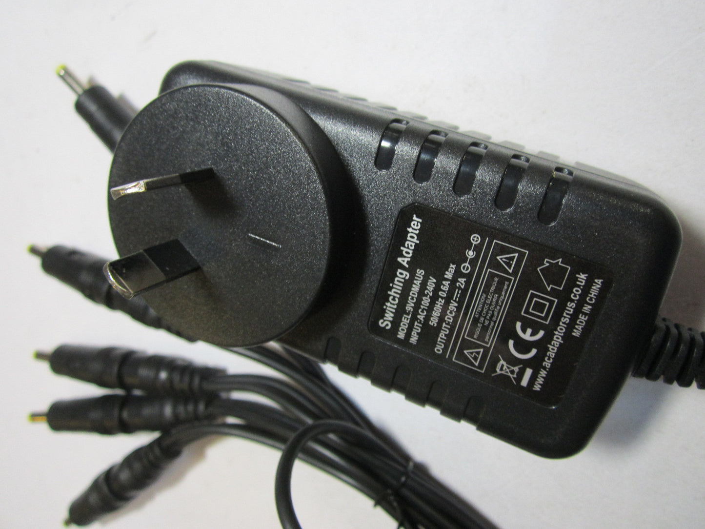 AUS 9V 2A Mains AC-DC Adaptor Power Supply with 5 Way Daisy Chain for Korg Volca
