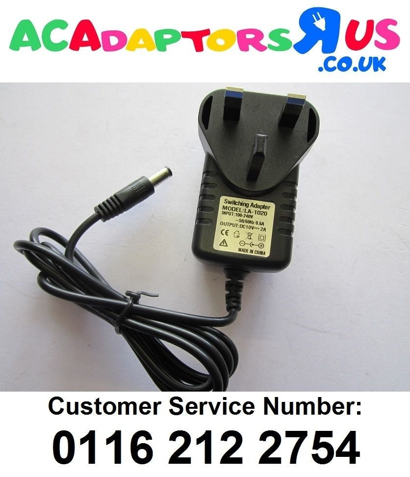 10V Mains AC-DC Adaptor Power Suppy Charger for Sony DVP-FX1 Portable DVD player