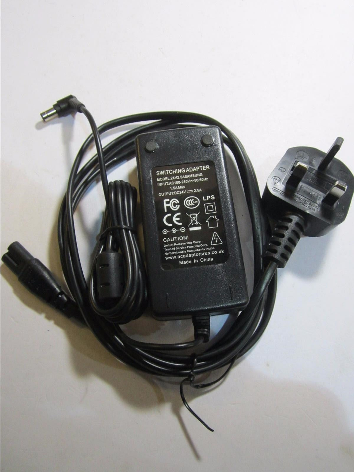 24V Mains AC-DC Adaptor Power Supply DC24V for Samsung Soundbar HW-H355