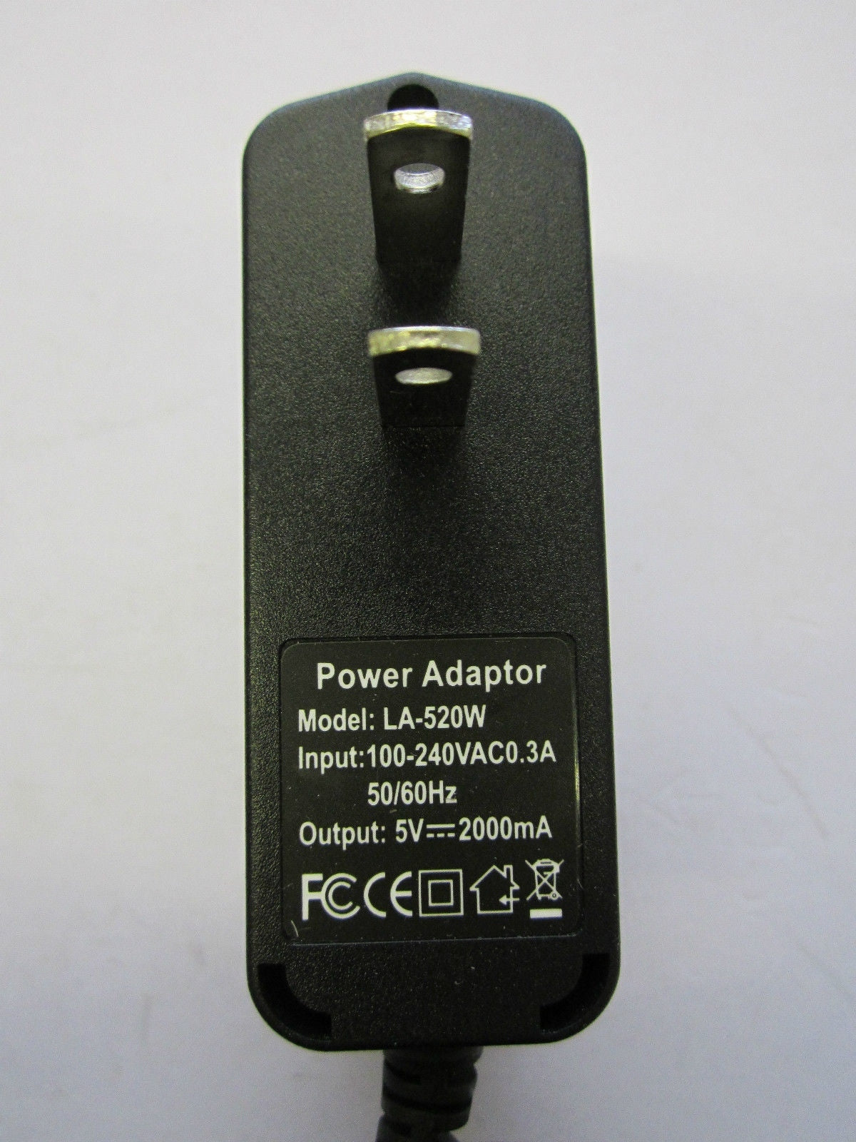 USA 5V 2A Switching Adaptor for ZTPAD Android Model M3C91-1a-h3-SA081-1 Tablet