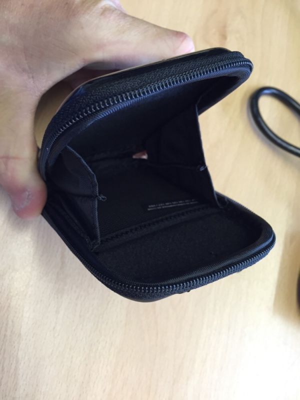 Acme Made San Francisco Sleek camera Case Marine Raye With Large Belt Loop