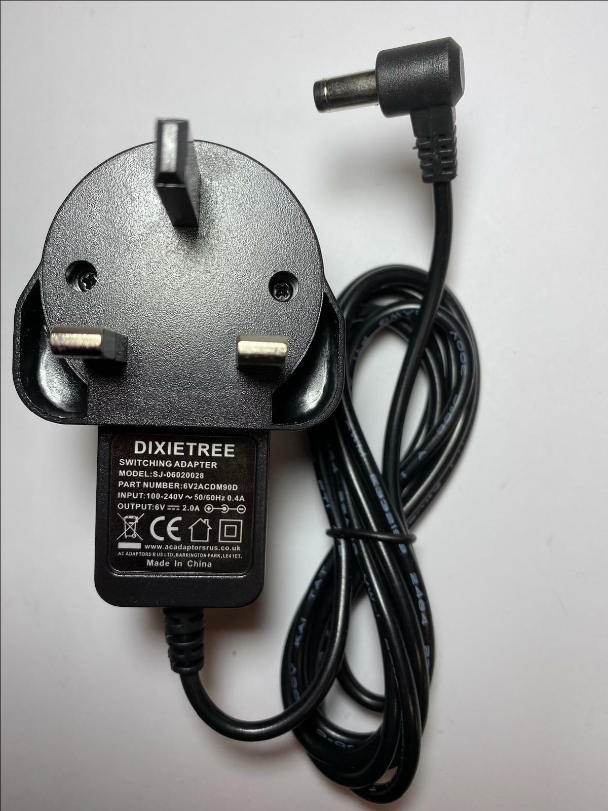 Replacement for 6V DC AC-DC Adaptor model CYD-0600500E for Exercise Cycle Bike