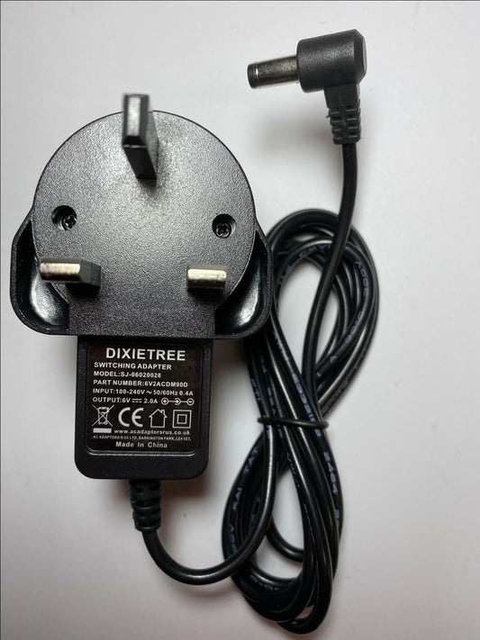 Replacement for 6V DC AC-DC Adaptor model CYD-0600500E for Exercise Cycle Bike