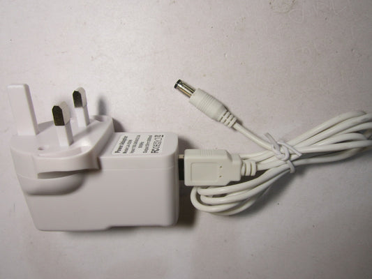 UK 5V 2A 2000mA White Mains AC-DC Switching Adaptor Power Supply 5.5mm x 2.1/2.5