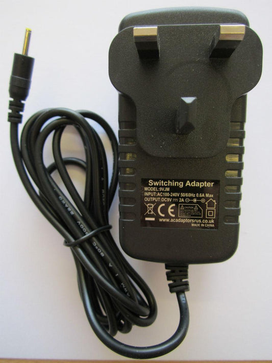9V AC Adaptor Charger for 9.5V 9.7" inch Gemini Joy Tab Joytab Android Tablet PC