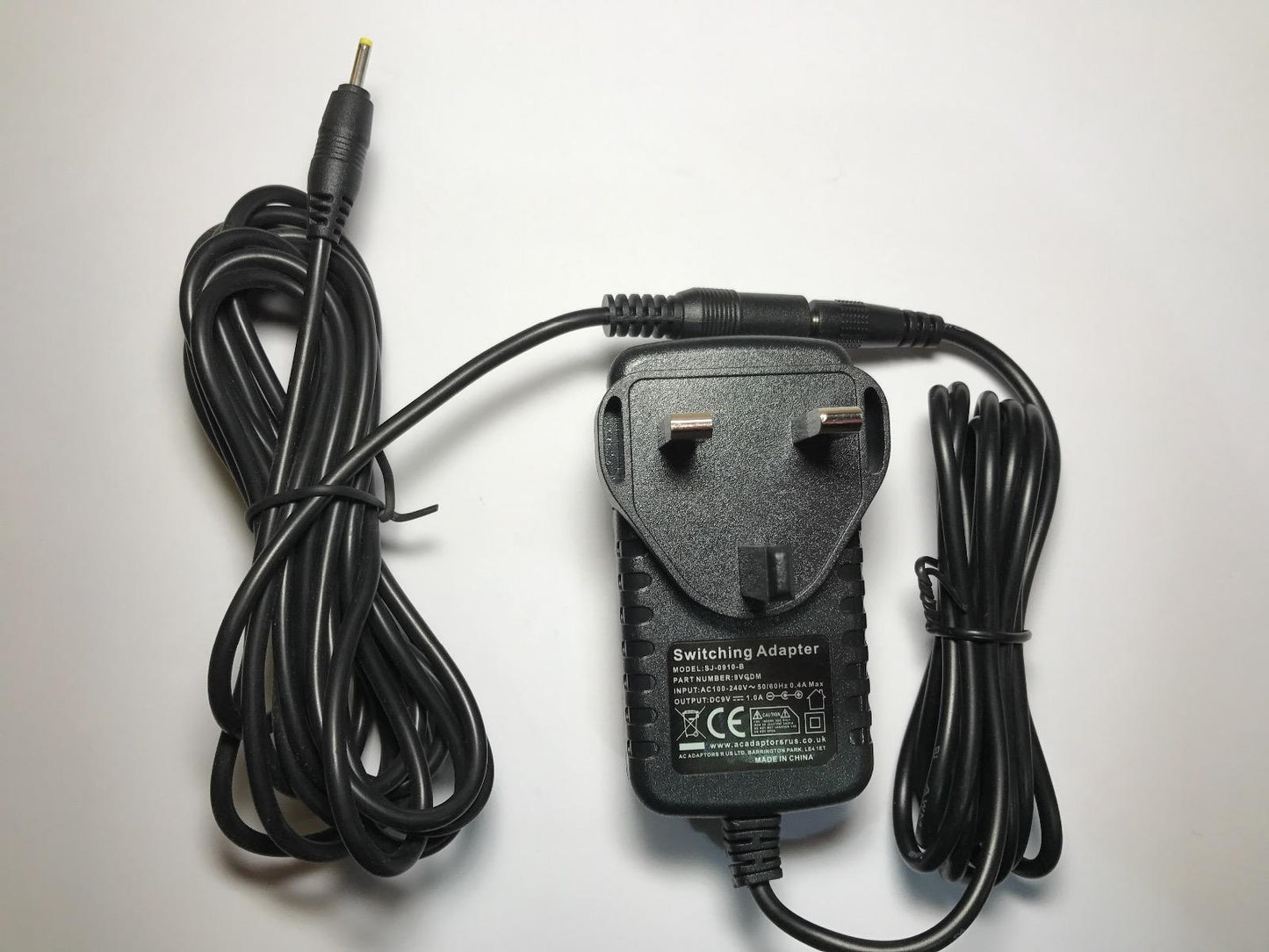 6M Long 9V 1A 2.5mmx0.8mm 2.5x0.8 Plug Mains AC Adaptor Charger Power Supply