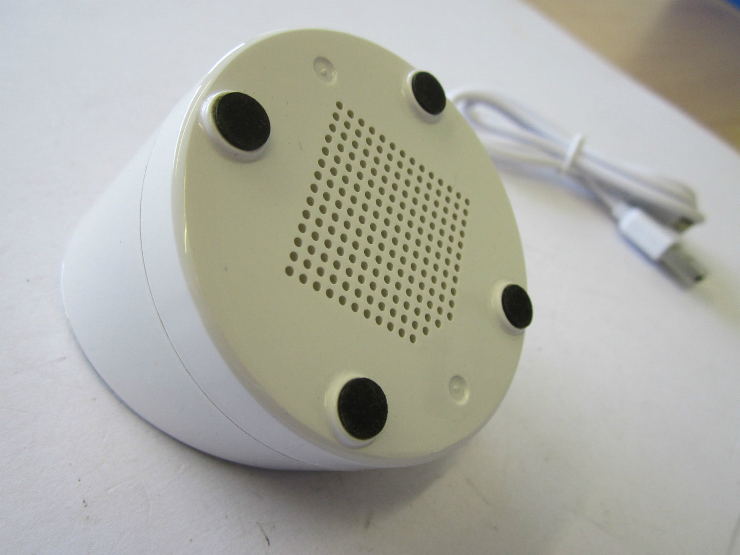 Stylish Angled Gloss 2.4Ghz Wireless Charging Transmitter Desktop Pad/Dock +USB