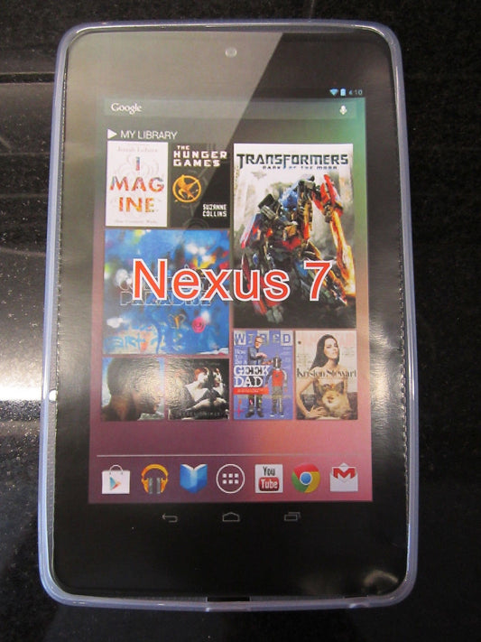 Clear TPU Silicone Rubber Case Skin for ASUS Google Nexus 7 Android Tablet