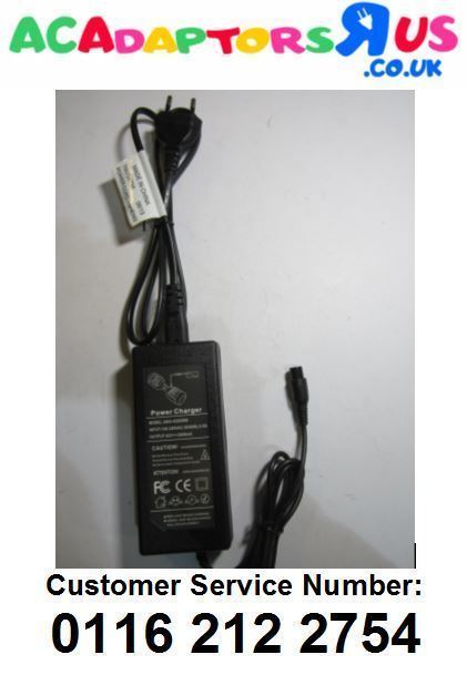 EU 42V 2A 42.0V 2.0A AC Adaptor Power Supply Charger 3 Pin Hole Round Connector