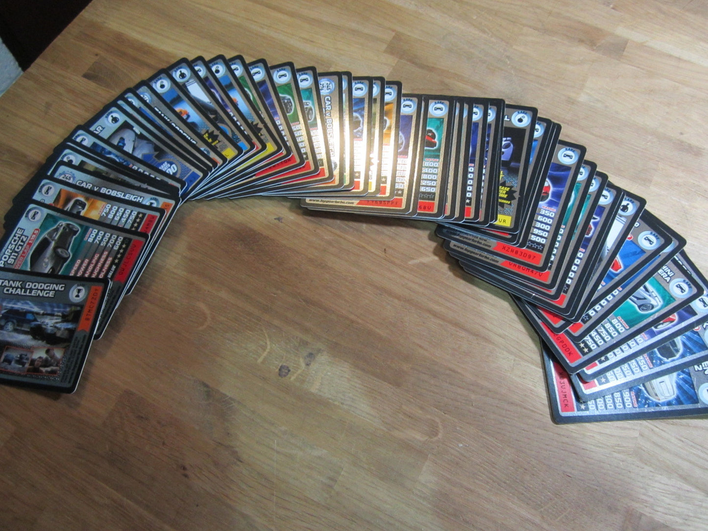 Random 50 Card Selection of Shiny Rare Top Gear Turbo Challenge 276 Set