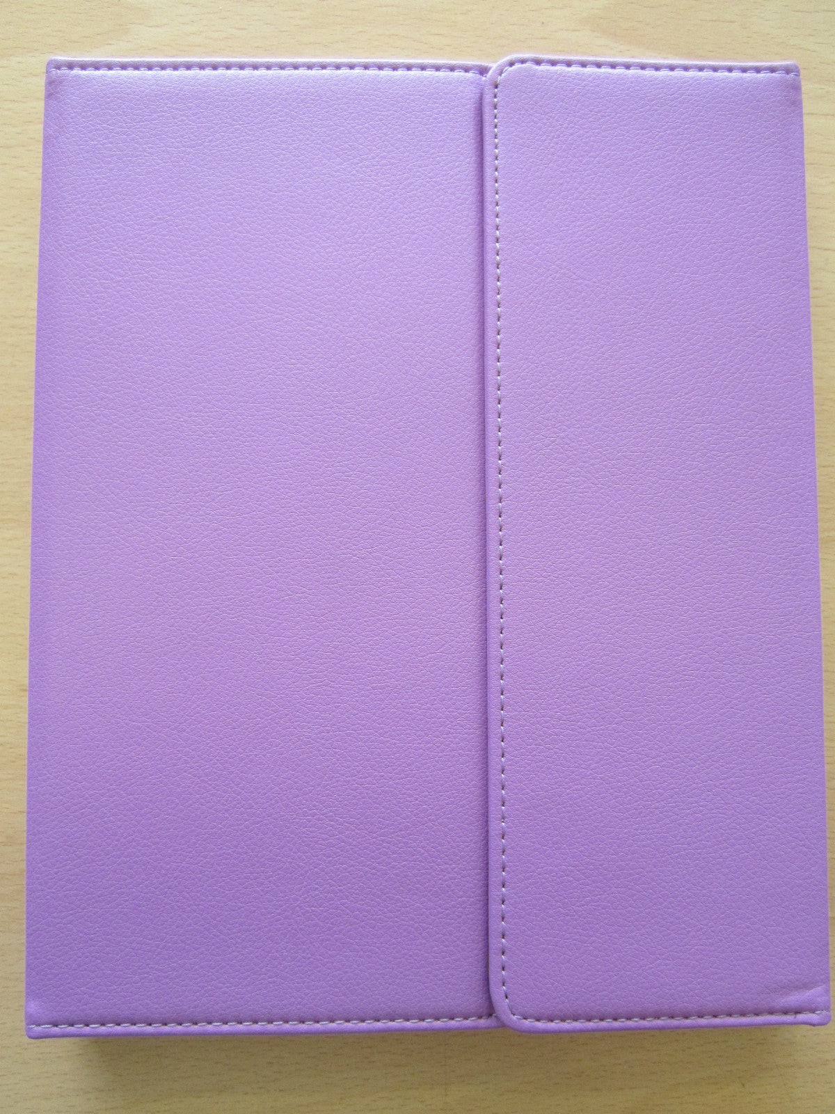 Purple Bluetooth Keyboard Real Leather Carry Folder Case 4 Old Apple iPad 1,2,3