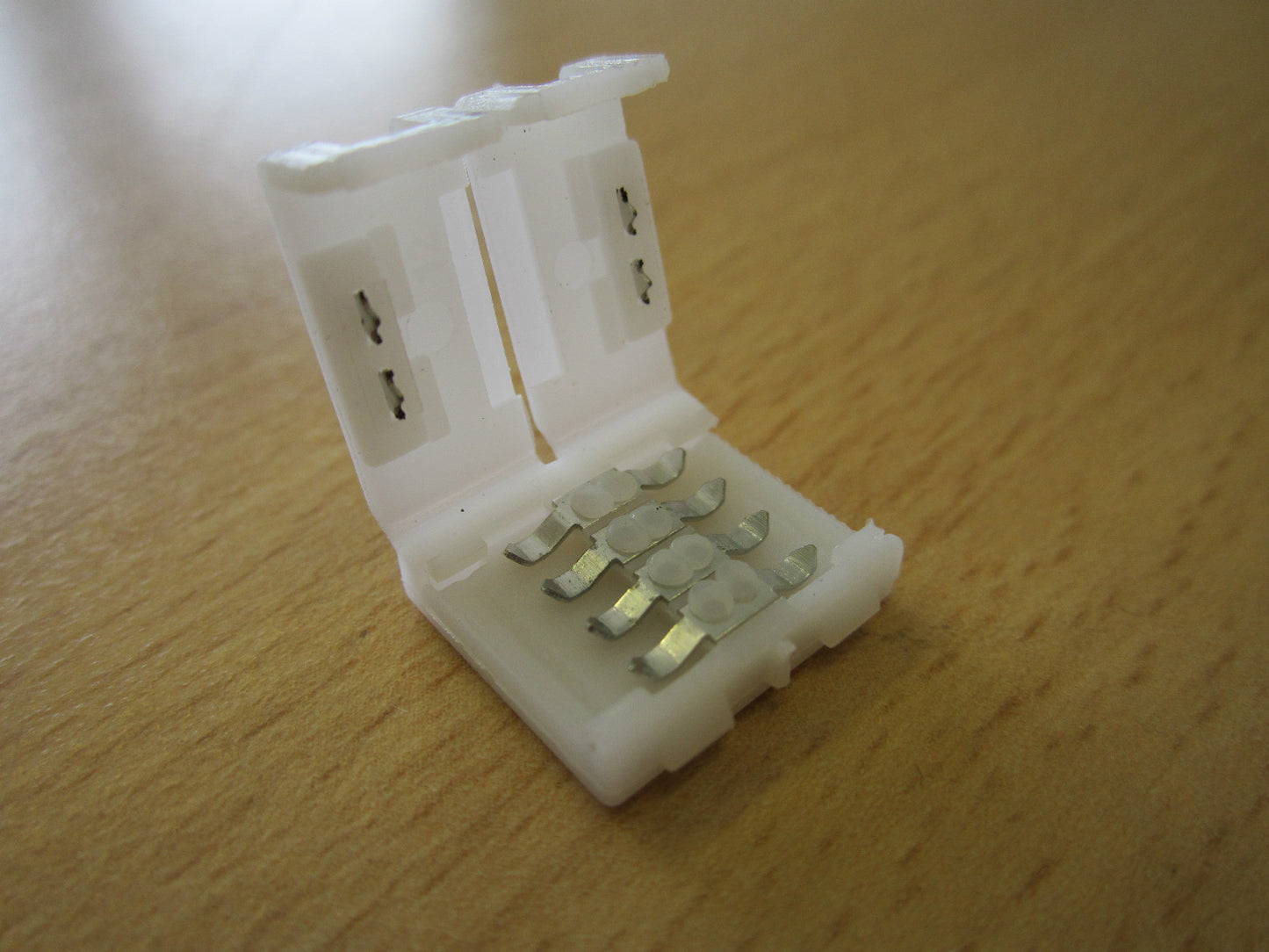 10x 10mm Female 4 Pin Straight Connector Block for LED Strip Light RGB 5050 3528