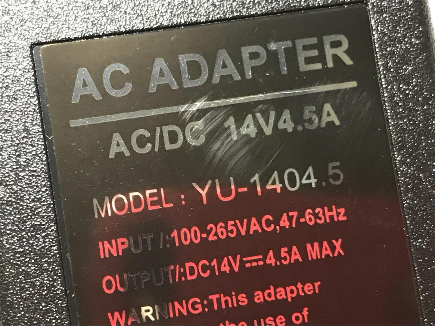 14V 4.5A AC-DC Adaptor Power Supply for 370-7069-02 PA-1630-02SM Sun Ray 170