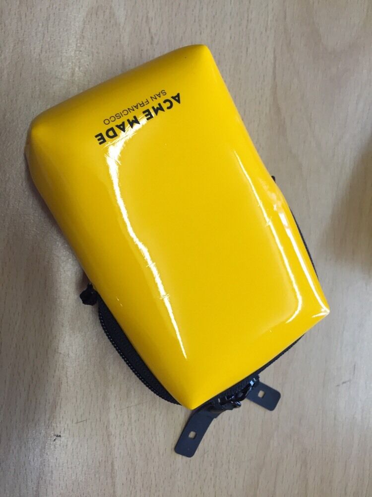 Acme Made San Francisco Smart Little Pouch Yellow Shell Neoprene Camera Case