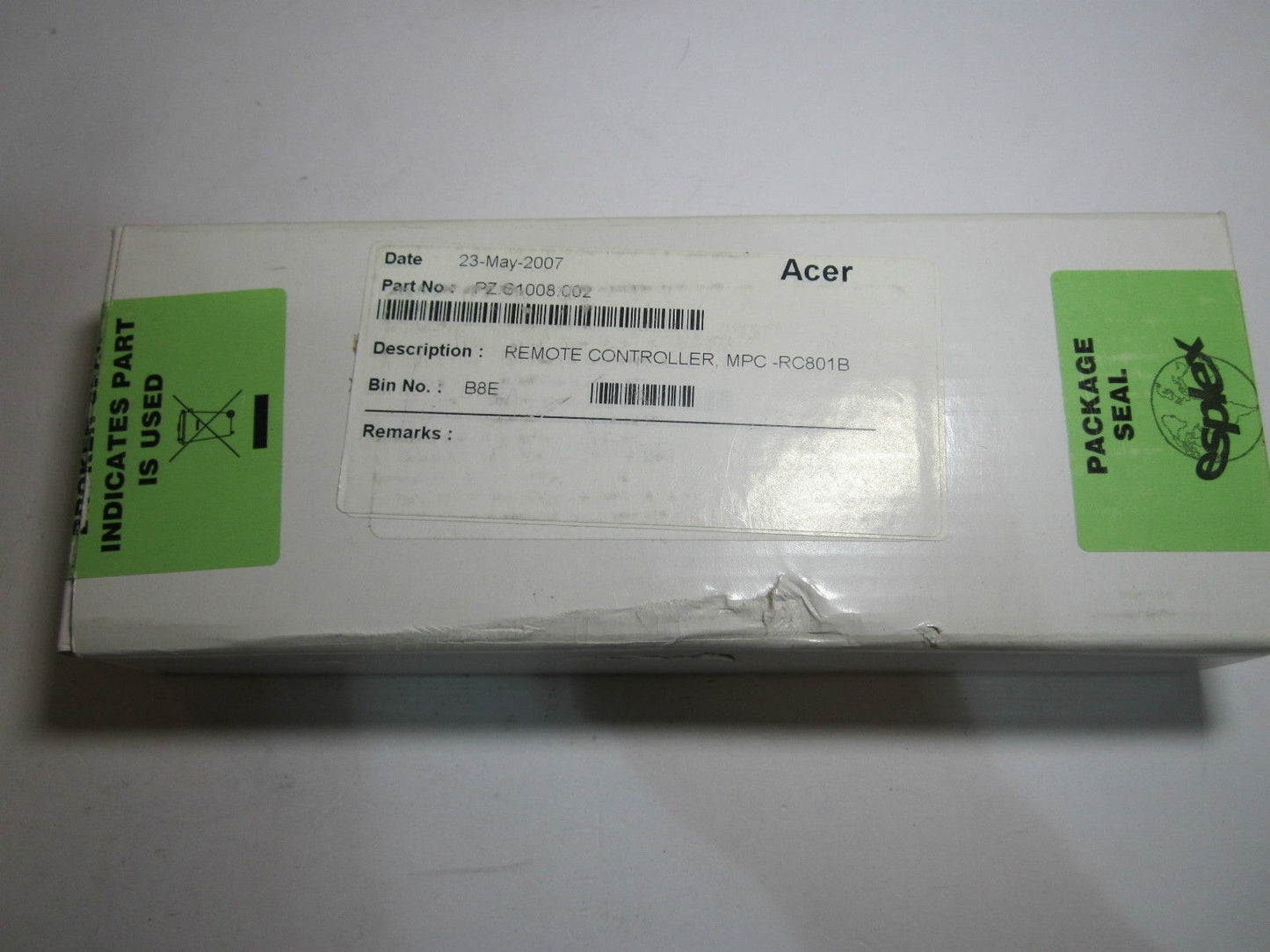 Genuine Acer Original Remote Control model MPC-RC801B MPCRC801B with USB Cable