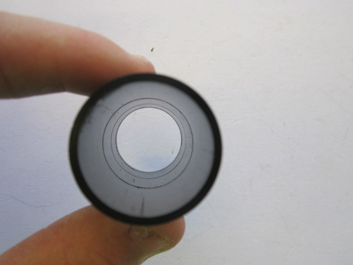 Black Plastic Hollow Cylinder Cylindrical Tube 6.5cm Long x 3cm Diameter