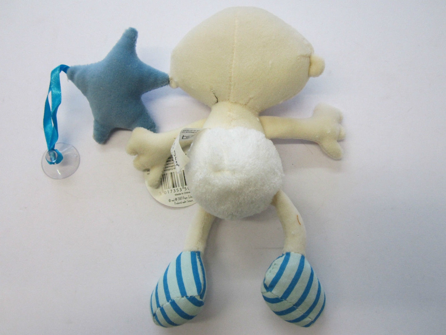 Little Star on Board Rear Car Window Teddy with Suction Mount Glass Sucker
