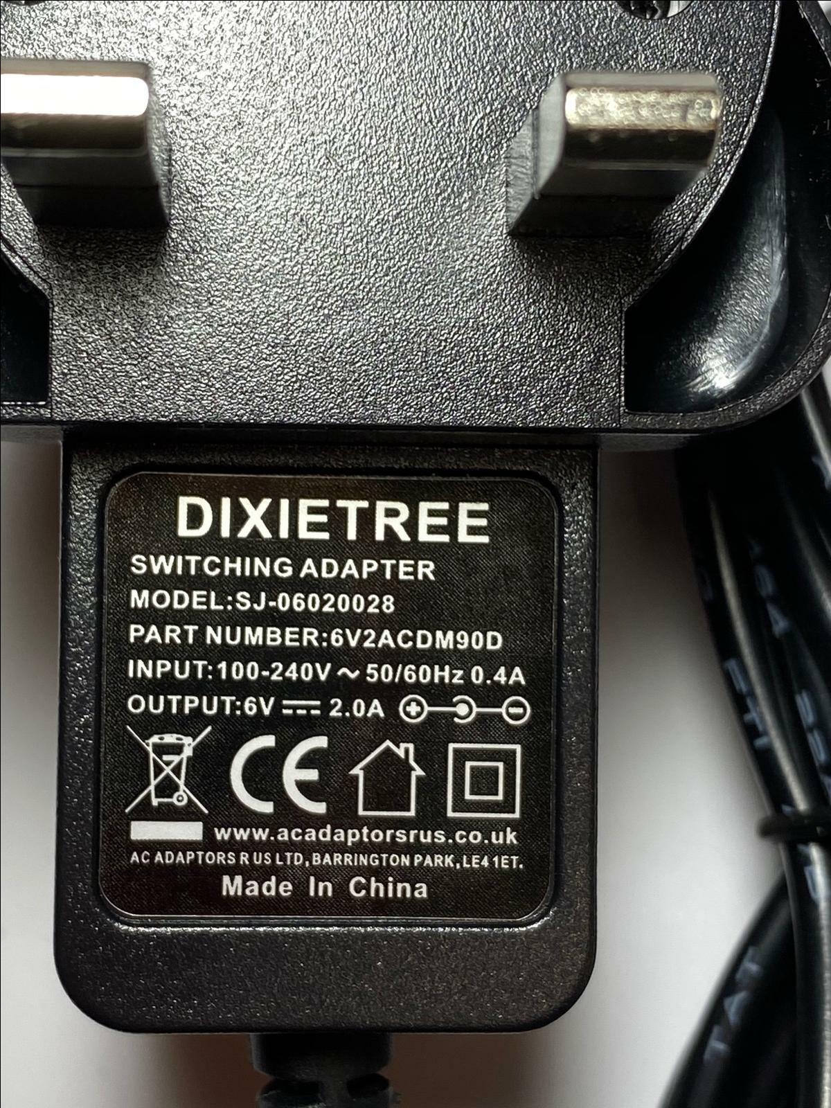 Replacement for 6V DC 500mA AC-DC Adaptor Power Supply for Exercise Bike