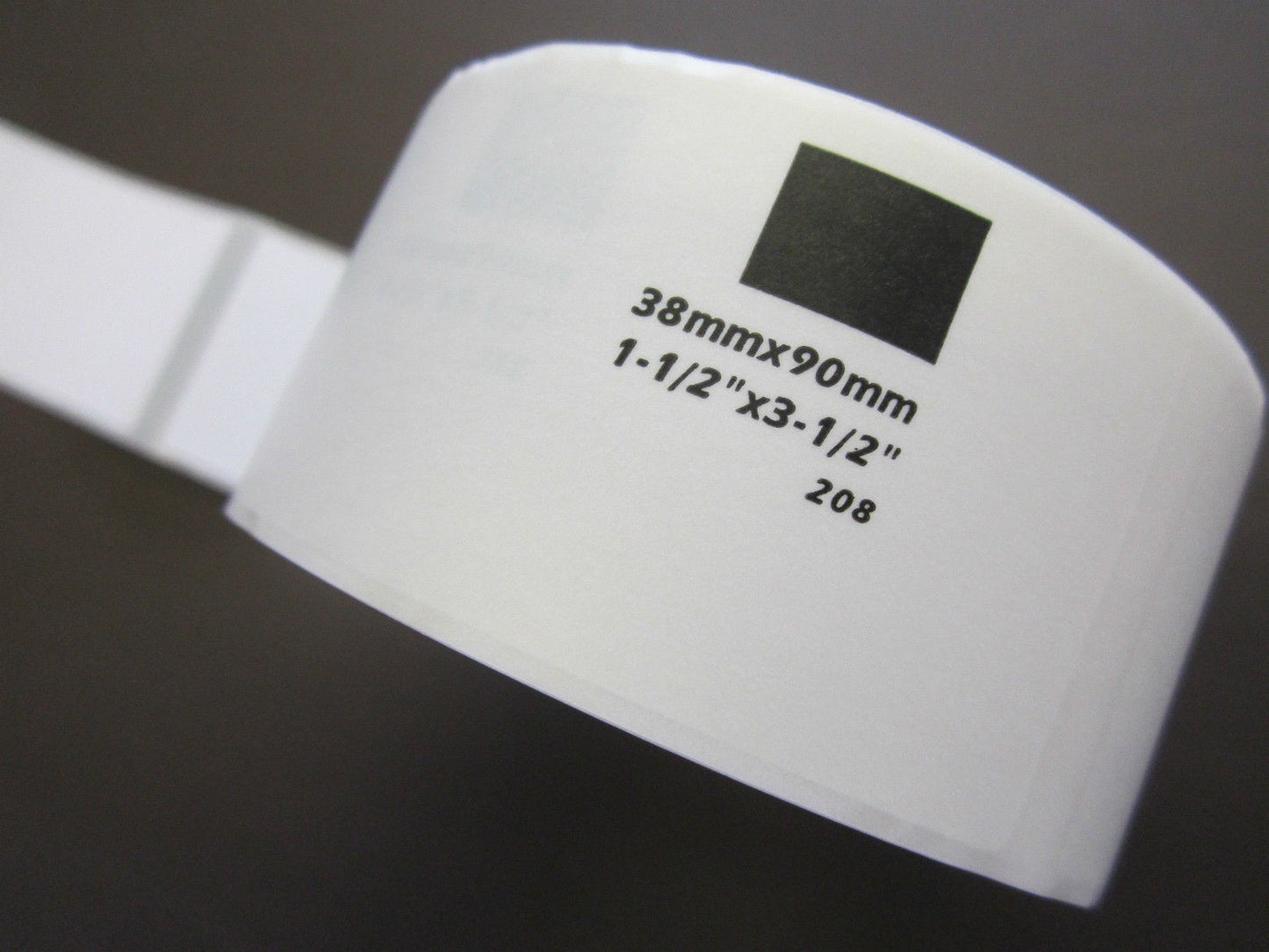 10x Compatible Brother DK11208 Printer Labels 38mm Roll+Spool for QL500 QL-500