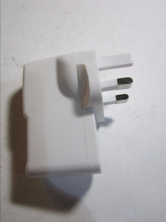 White 5V 2A 5.0V 2000mA USB UK Mains AC-DC Power Supply Plug Female USB Port