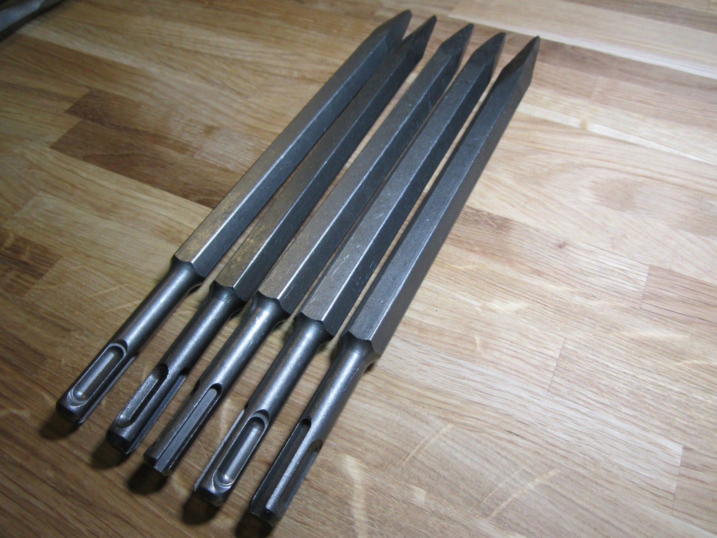 5 of Chisel SDS Bullet Point Pick Hammer Drill Bits for Masonry / Concrete