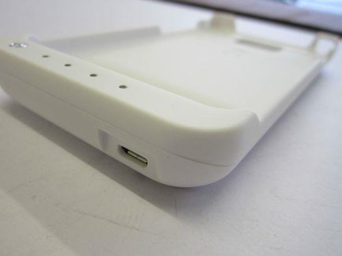 White 2200mAh External Battery Power Bank Case for Samsung Galaxy SII S2 I9100