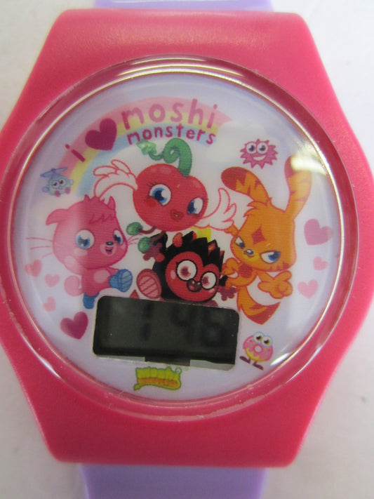 Original Small/Kids/Childs/Girls Pink Moshi Monsters MM020 Digital Wrist Watch
