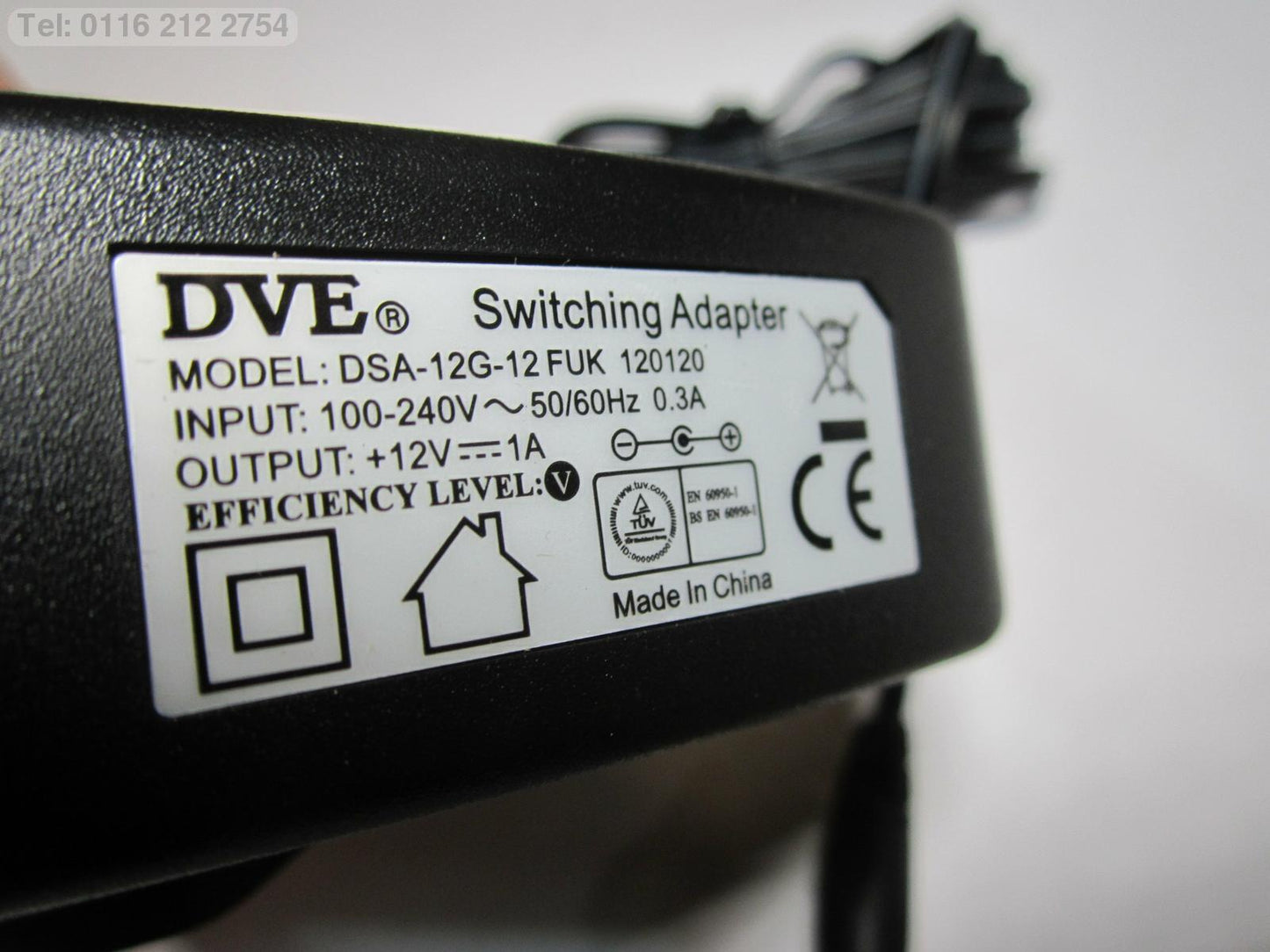 Replacement for 12V 1.0A SWITCHING ADAPTER MODEL NO GQ15-1200100-AB