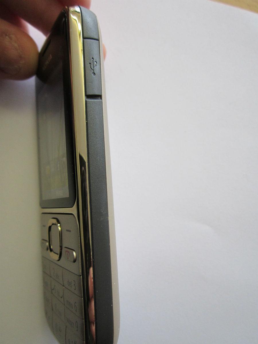 Silver Nokia C2-01 Mobile Phone Kids Toy/Practical Joke/Shop Display Dummy