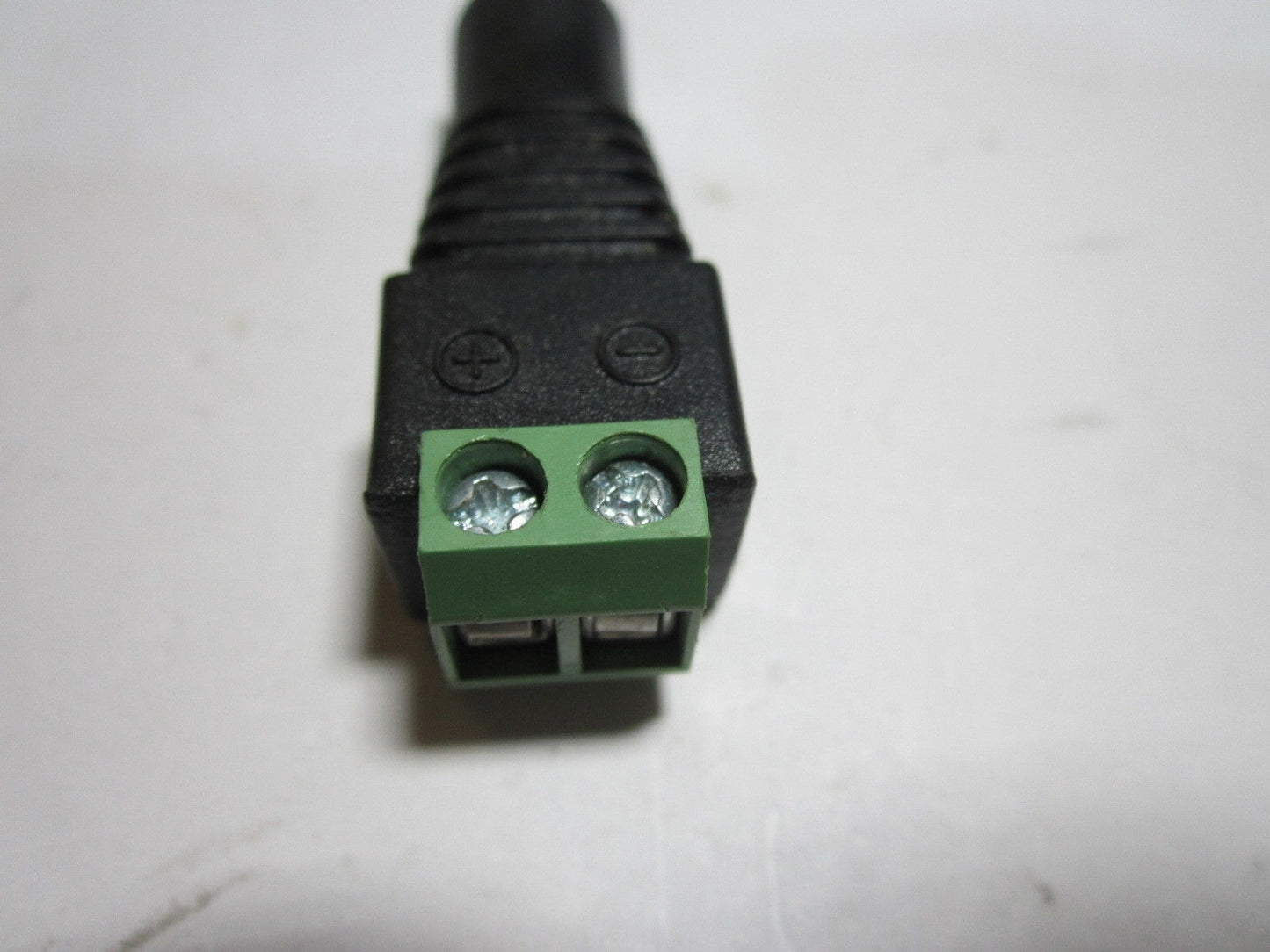 Female 5.5mm x 2.1mm Socket Connector Adaptor to 2 Screws for Bare Wires