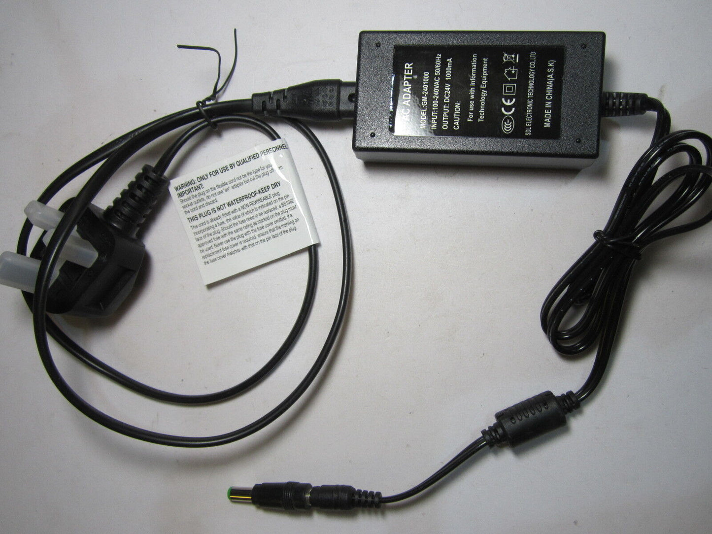 Replacement 24V 1A AC-DC Adaptor Power Supply for Brother CM700 ScanNCut