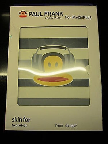 Music DJ Paul Frank Leather Carry Case Multi Angle Stand for iPad 2,3, New