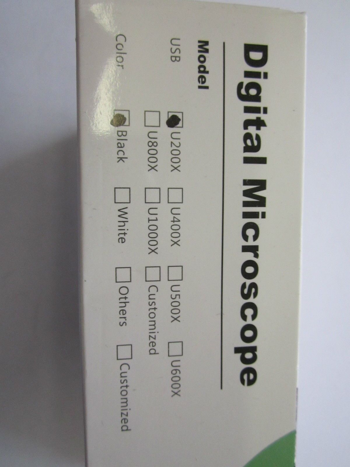 USB 2.0 & 1.1 Digital Microscope with 200x Magnification/Light/Software