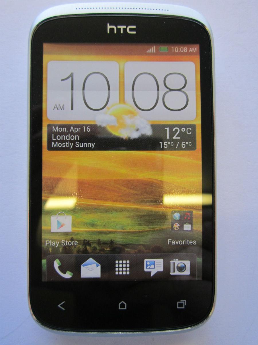 HTC Desire C White Shop Display Dummy Kids Toy Mobile Pratical Joke Phone