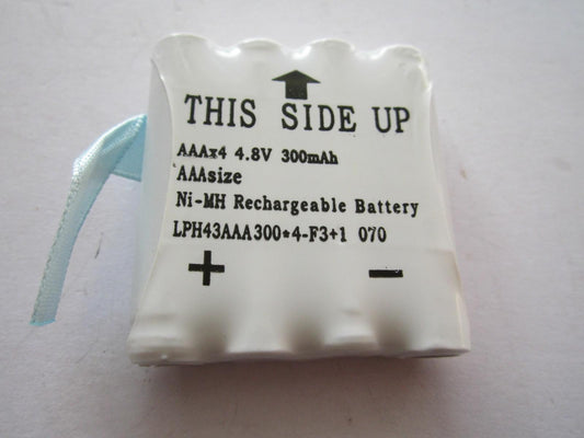 4.8V 300mAh AAAx4 Ni-MH Rechargeable Battery use for Clarke Walkie Talkie Radio