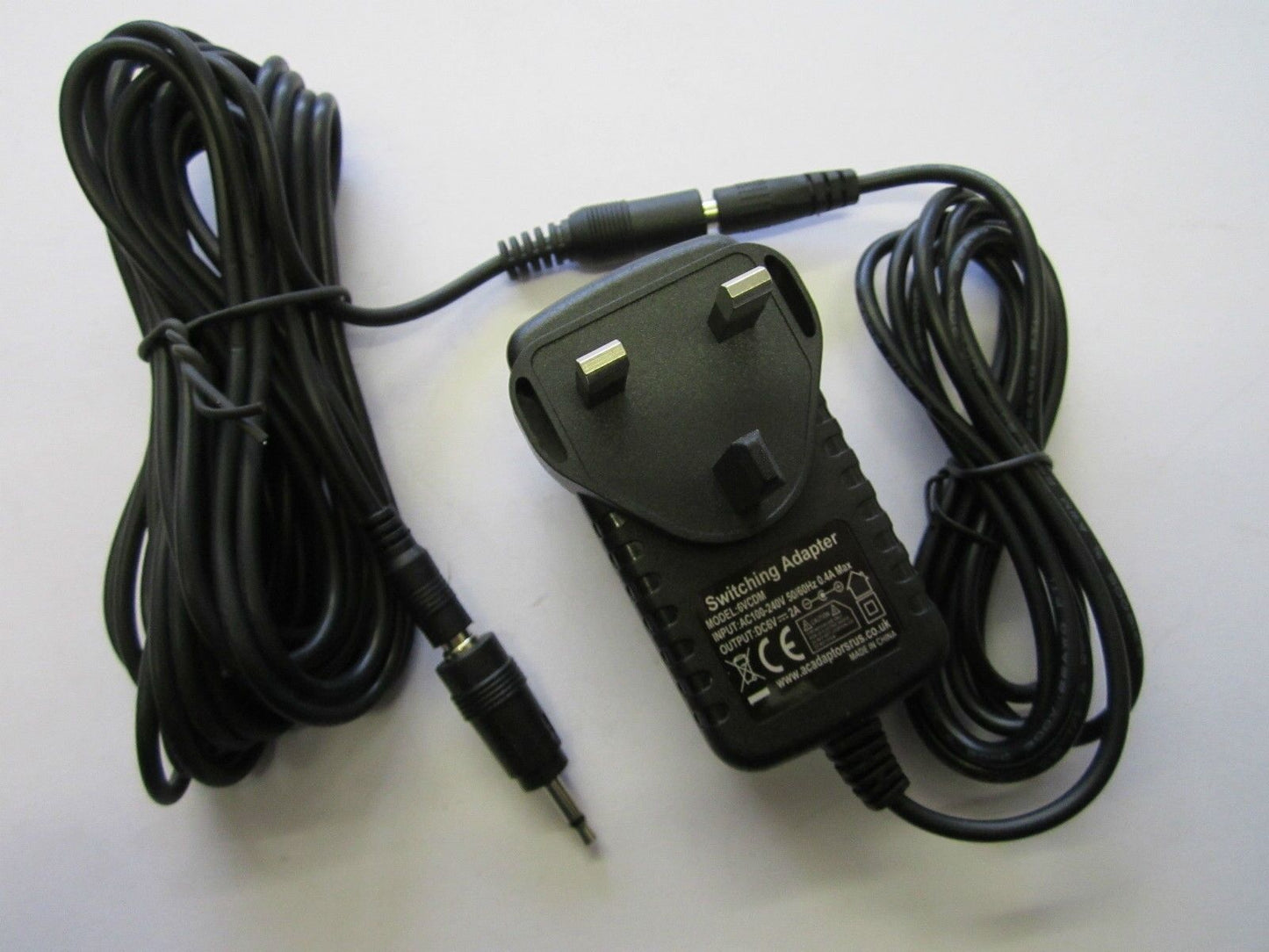6.5M Long 6V AC-DC Switching Adapter for AG 13203 for Roger Black Exercise Bike