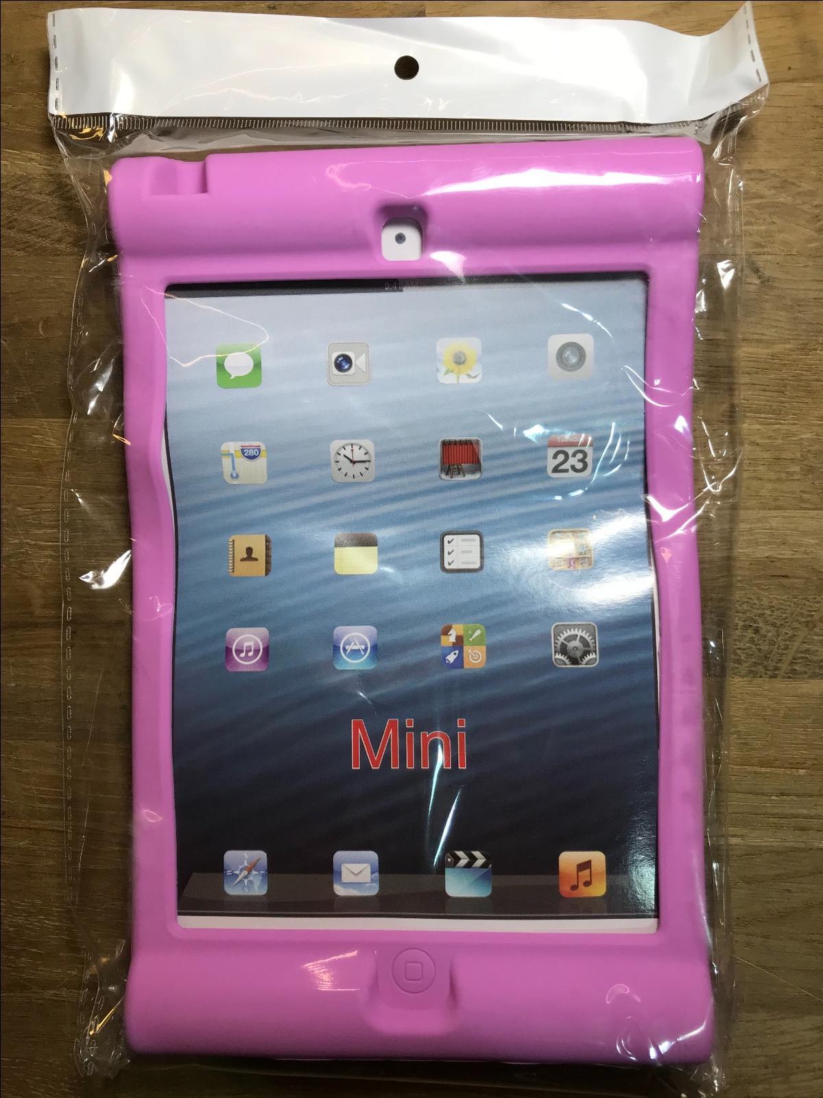 Pink Childs Shockproof Rubber Dropproof Skin Case for Ipad Mini A1599 A1600