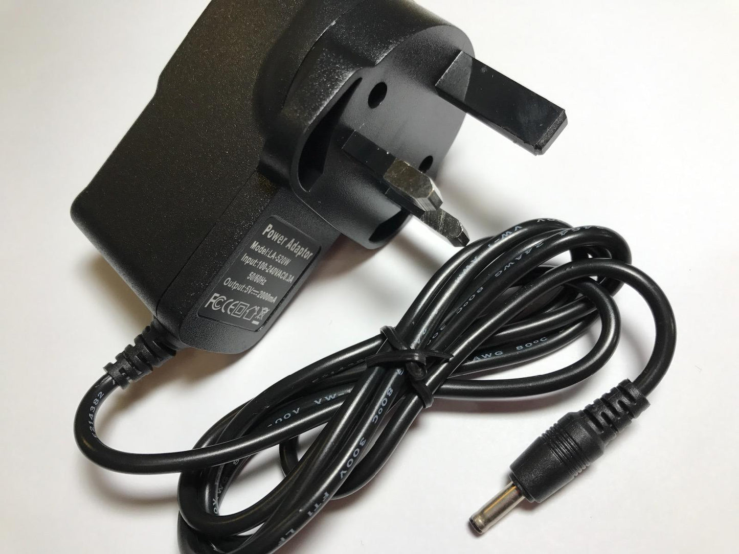 UK 5V MAINS AC-DC ADAPTOR POWER SUPPLY FOR SAITEK PZ44 PRO FLIGHT YOKE
