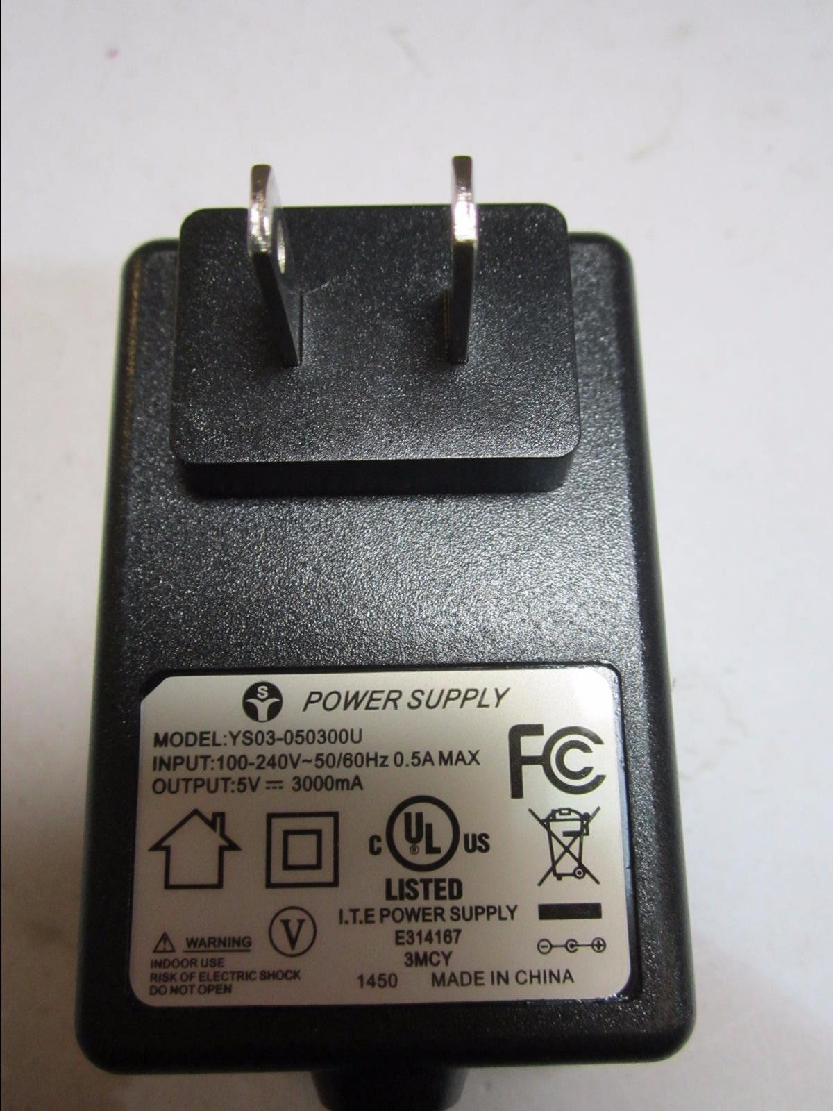 USA 5V 3A 2.5A 2A AC-DC SWITCHING ADAPTOR POWER SUPPLY 5.5MM X 2.5MM US PLUG