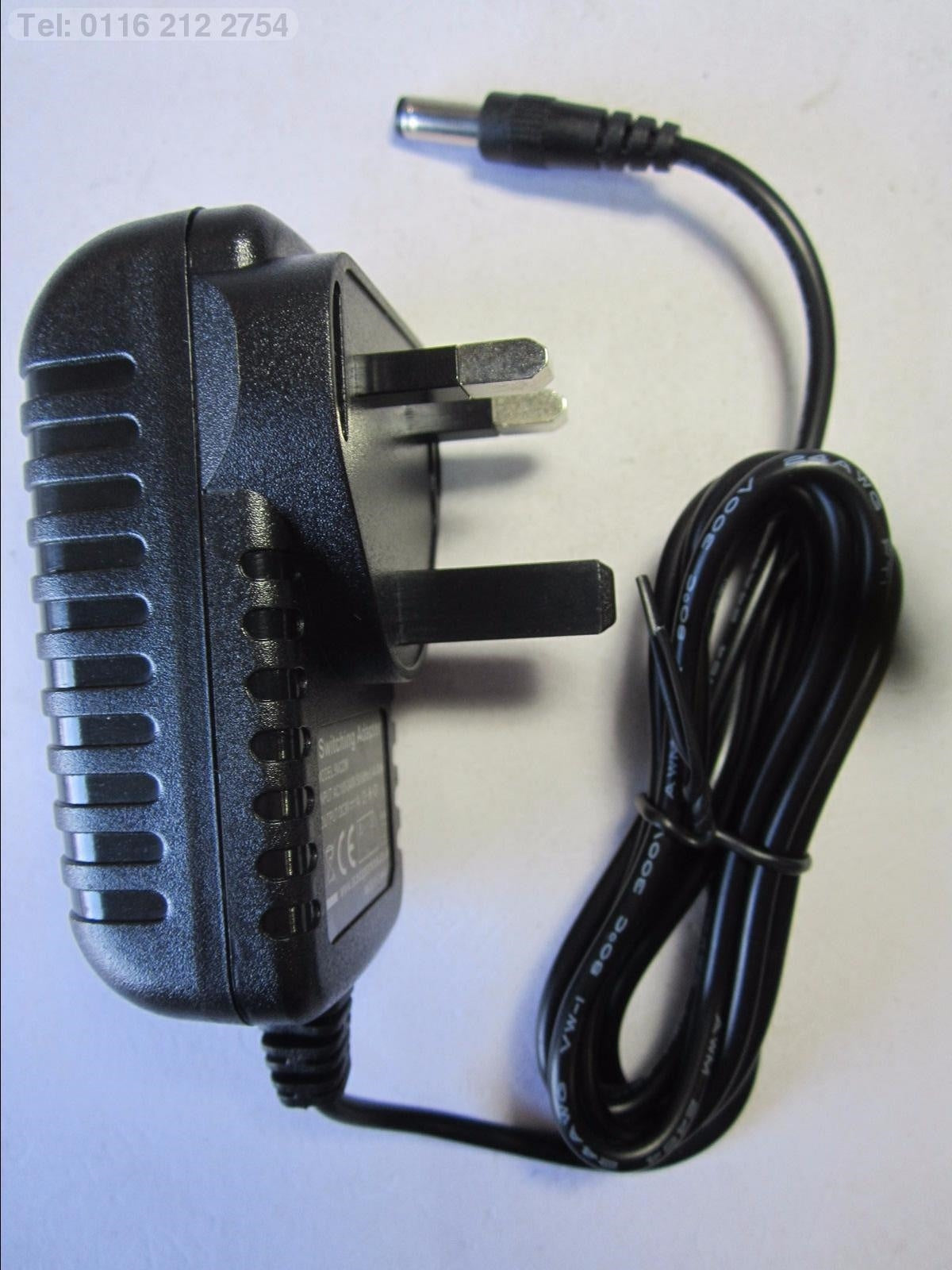 Replacement 9V 200mA Mains AC Adaptor for Bush Dual Docker DAB Radio Alarm