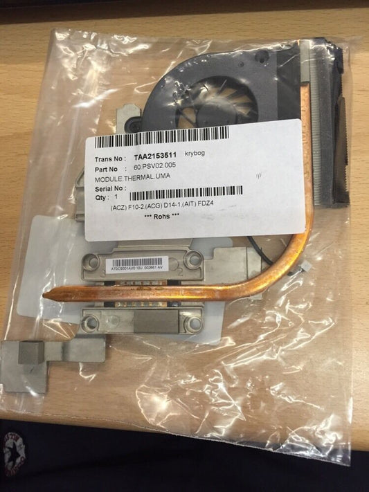 Acer Aspire Gateway NV59 Laptop Heatsink & Fan 60.PSV02.005 Module Thermal UMA