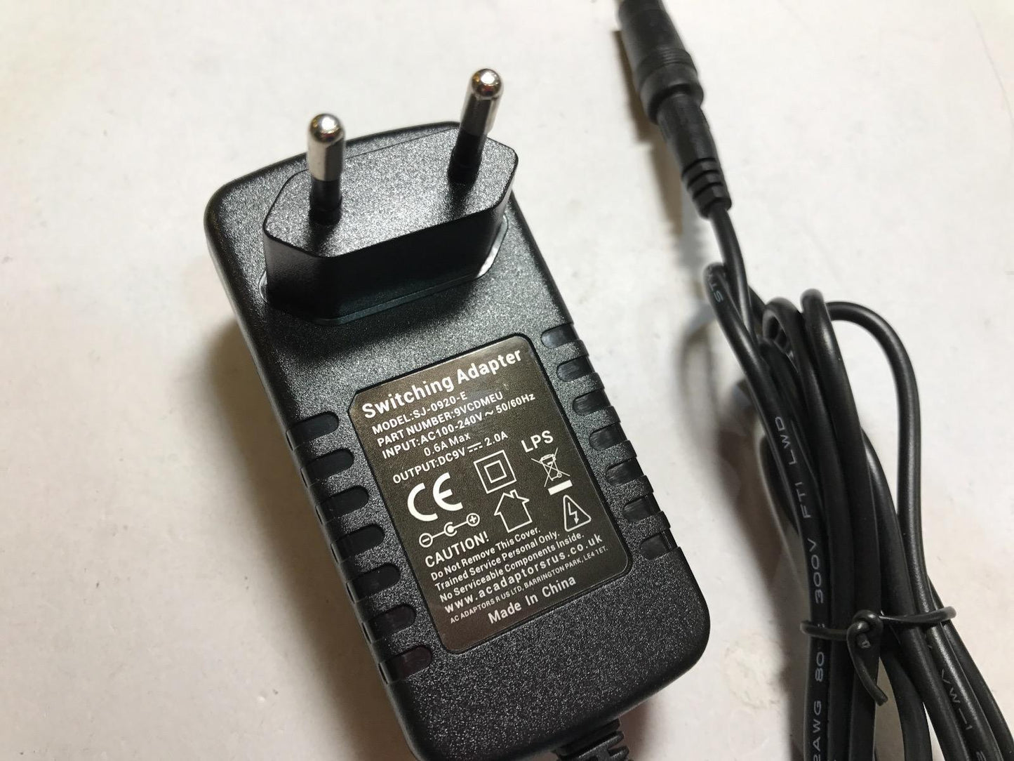 EU 9V 1.7A AC-DC Adaptor Power Supply 4 Topcon BT-74Q Topcon RL-H4C Laser Level